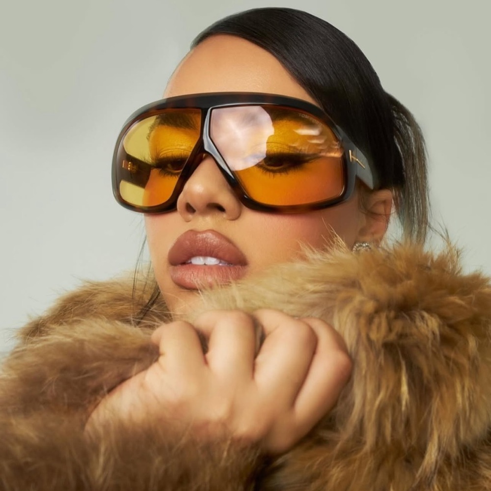 TOM FORD 78MM WRAP SUNGLASSES